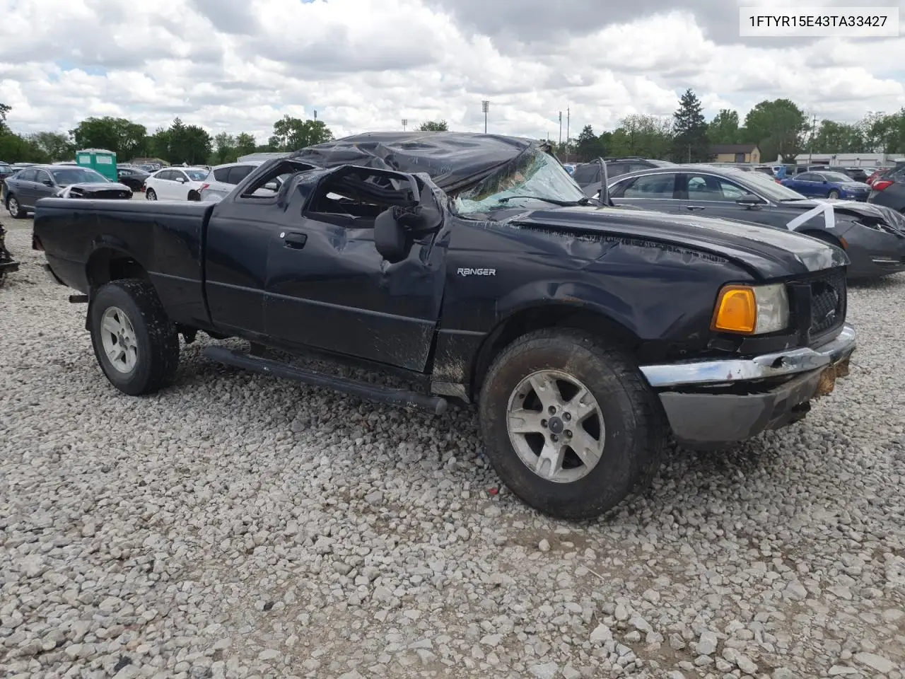 2003 Ford Ranger Super Cab VIN: 1FTYR15E43TA33427 Lot: 56966725