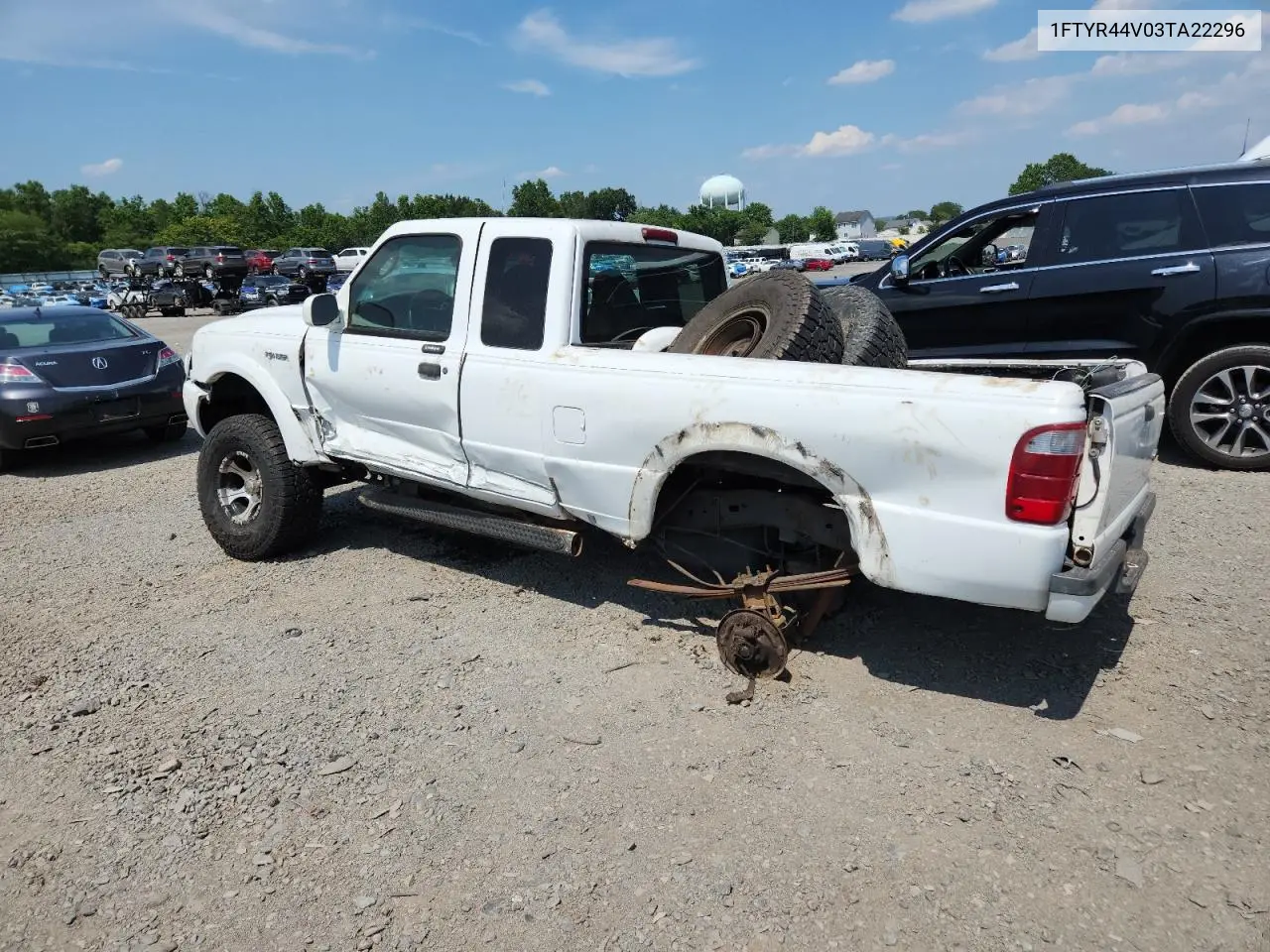 2003 Ford Ranger Super Cab VIN: 1FTYR44V03TA22296 Lot: 62368375