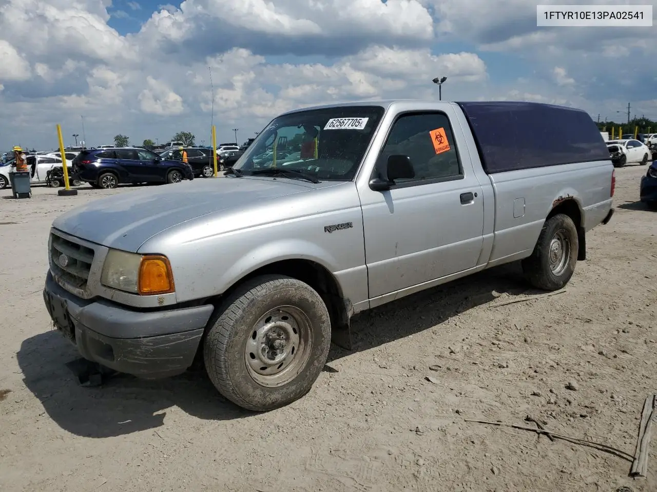 2003 Ford Ranger VIN: 1FTYR10E13PA02541 Lot: 62567705