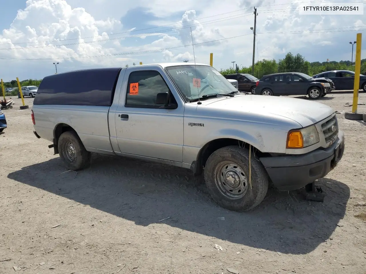 2003 Ford Ranger VIN: 1FTYR10E13PA02541 Lot: 62567705
