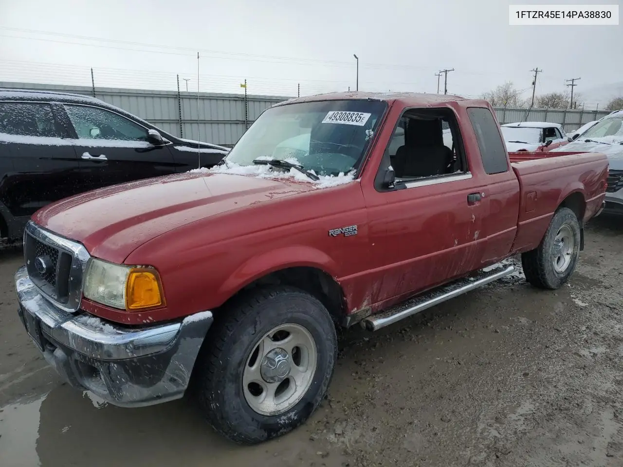 2004 Ford Ranger Super Cab VIN: 1FTZR45E14PA38830 Lot: 49308835