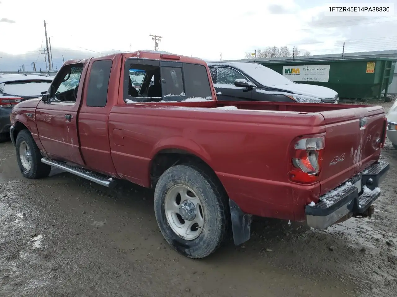 2004 Ford Ranger Super Cab VIN: 1FTZR45E14PA38830 Lot: 49308835