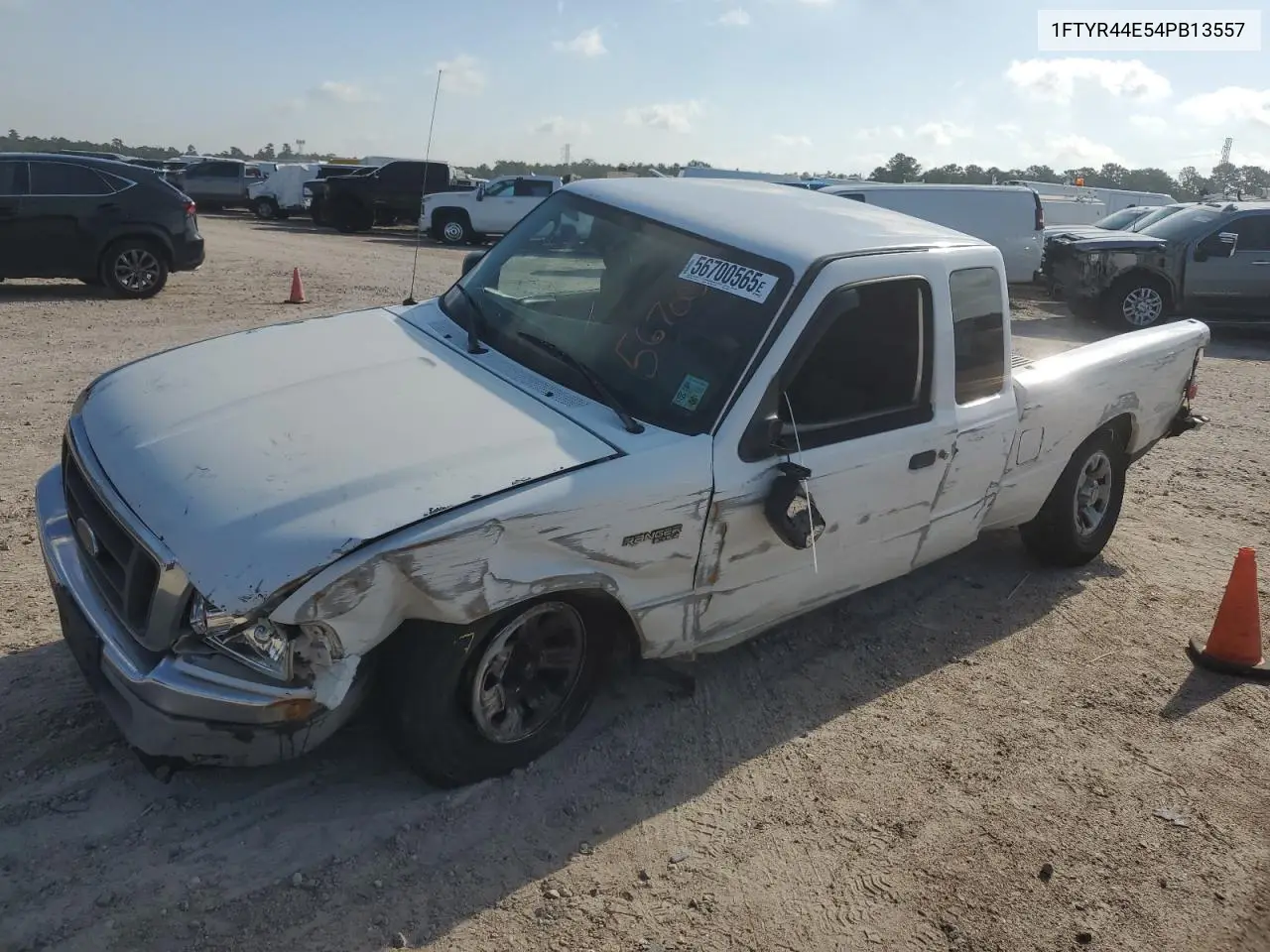 2004 Ford Ranger Super Cab VIN: 1FTYR44E54PB13557 Lot: 56700565