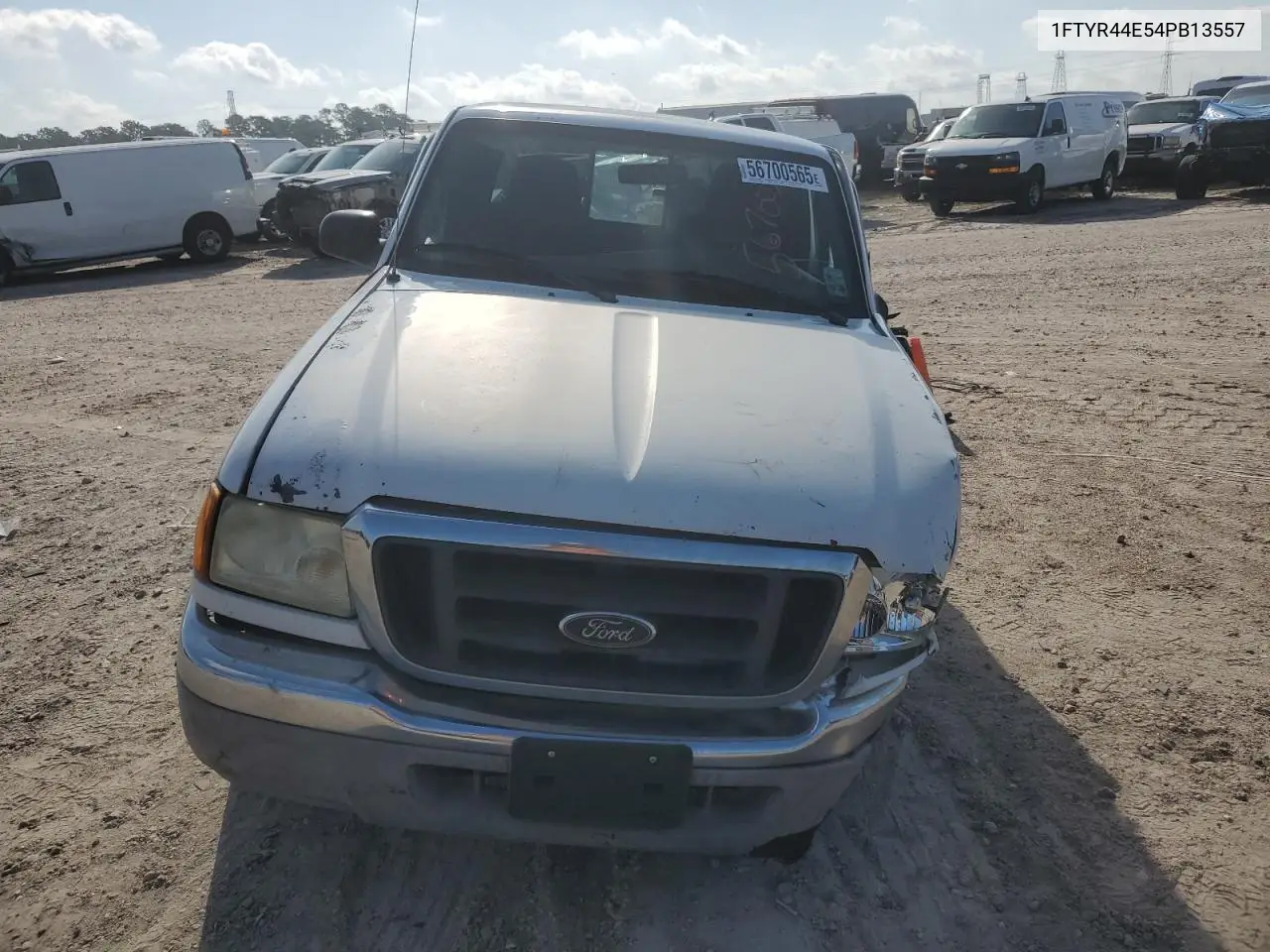 2004 Ford Ranger Super Cab VIN: 1FTYR44E54PB13557 Lot: 56700565