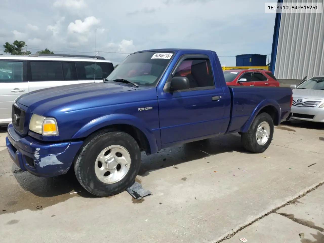 2004 Ford Ranger VIN: 1FTYR10U84PB15251 Lot: 60846795