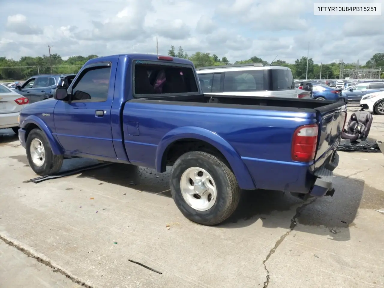 2004 Ford Ranger VIN: 1FTYR10U84PB15251 Lot: 60846795