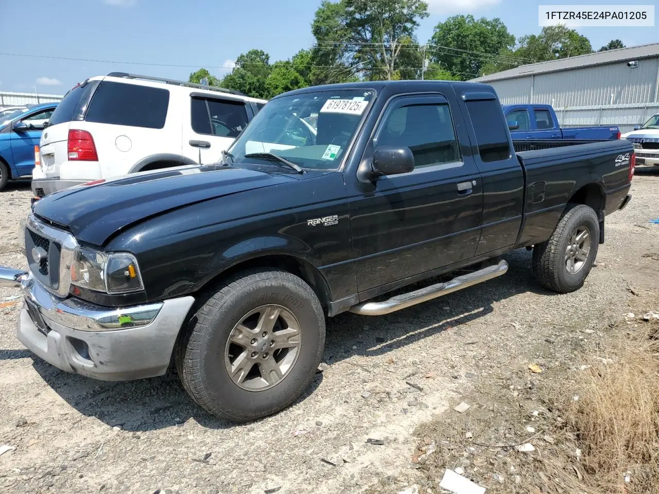 2004 Ford Ranger Super Cab VIN: 1FTZR45E24PA01205 Lot: 61978125