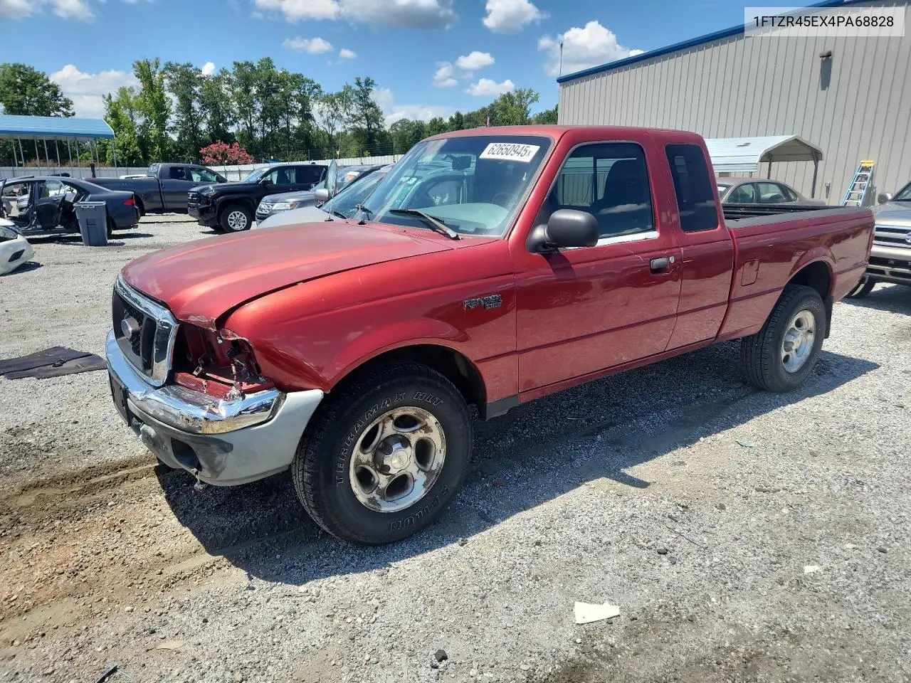 2004 Ford Ranger Super Cab VIN: 1FTZR45EX4PA68828 Lot: 62650945