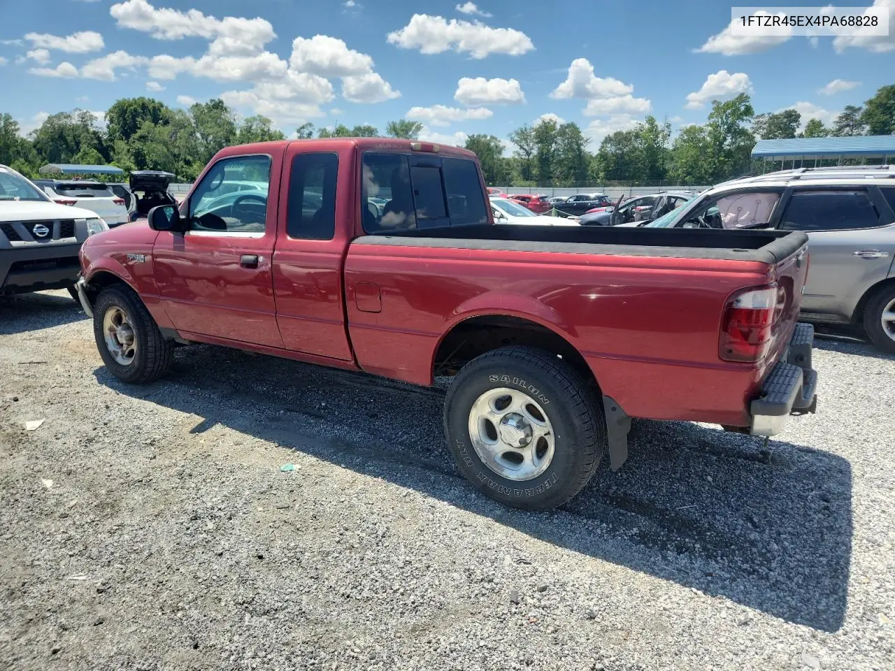 2004 Ford Ranger Super Cab VIN: 1FTZR45EX4PA68828 Lot: 62650945