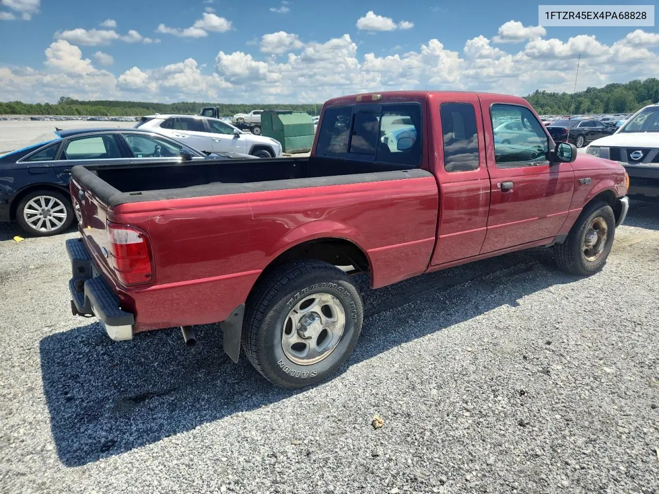 2004 Ford Ranger Super Cab VIN: 1FTZR45EX4PA68828 Lot: 62650945