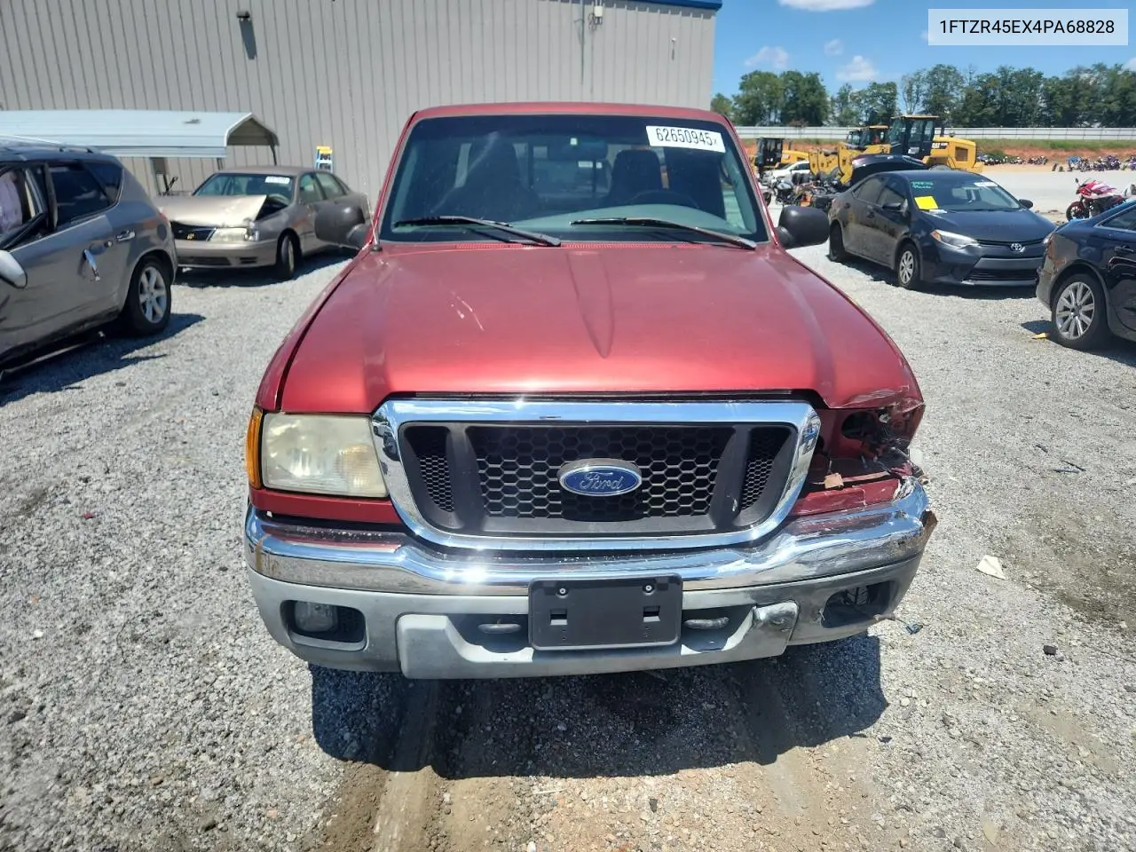 2004 Ford Ranger Super Cab VIN: 1FTZR45EX4PA68828 Lot: 62650945
