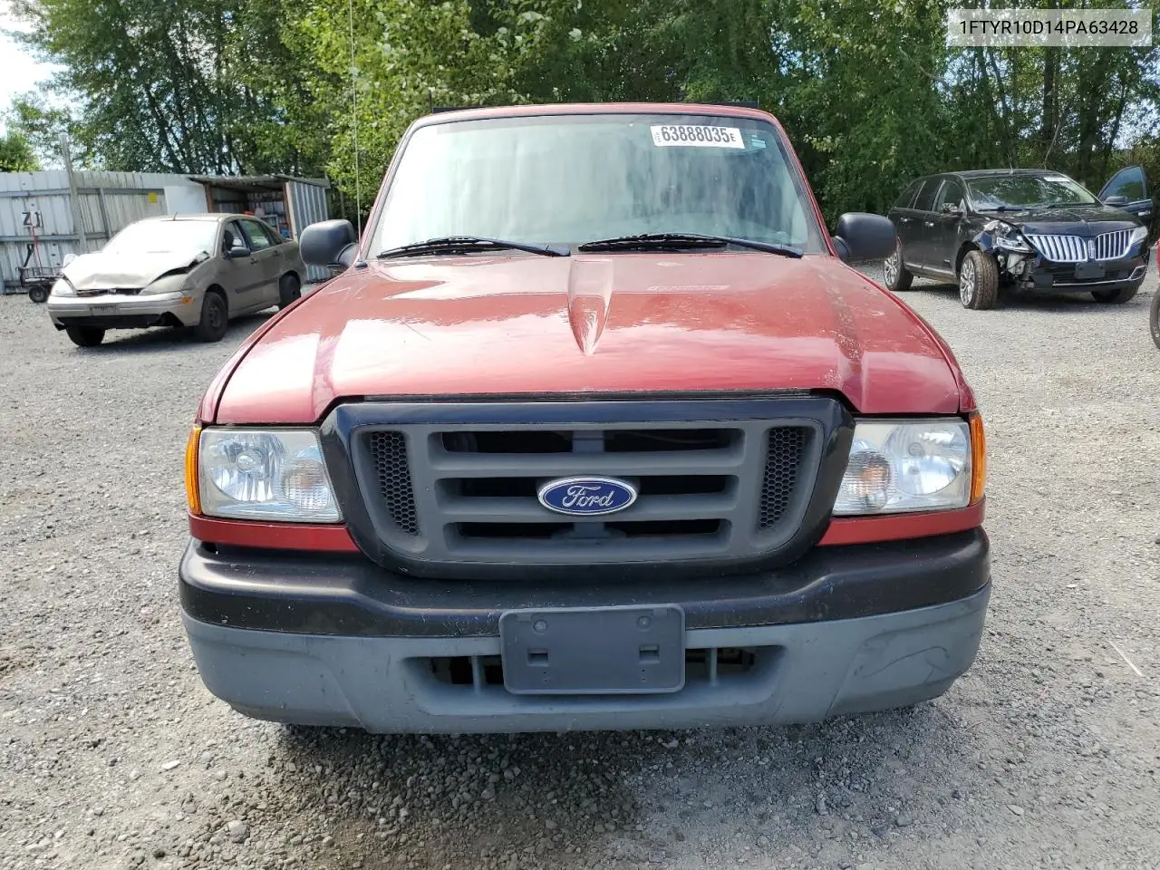 2004 Ford Ranger VIN: 1FTYR10D14PA63428 Lot: 63888035
