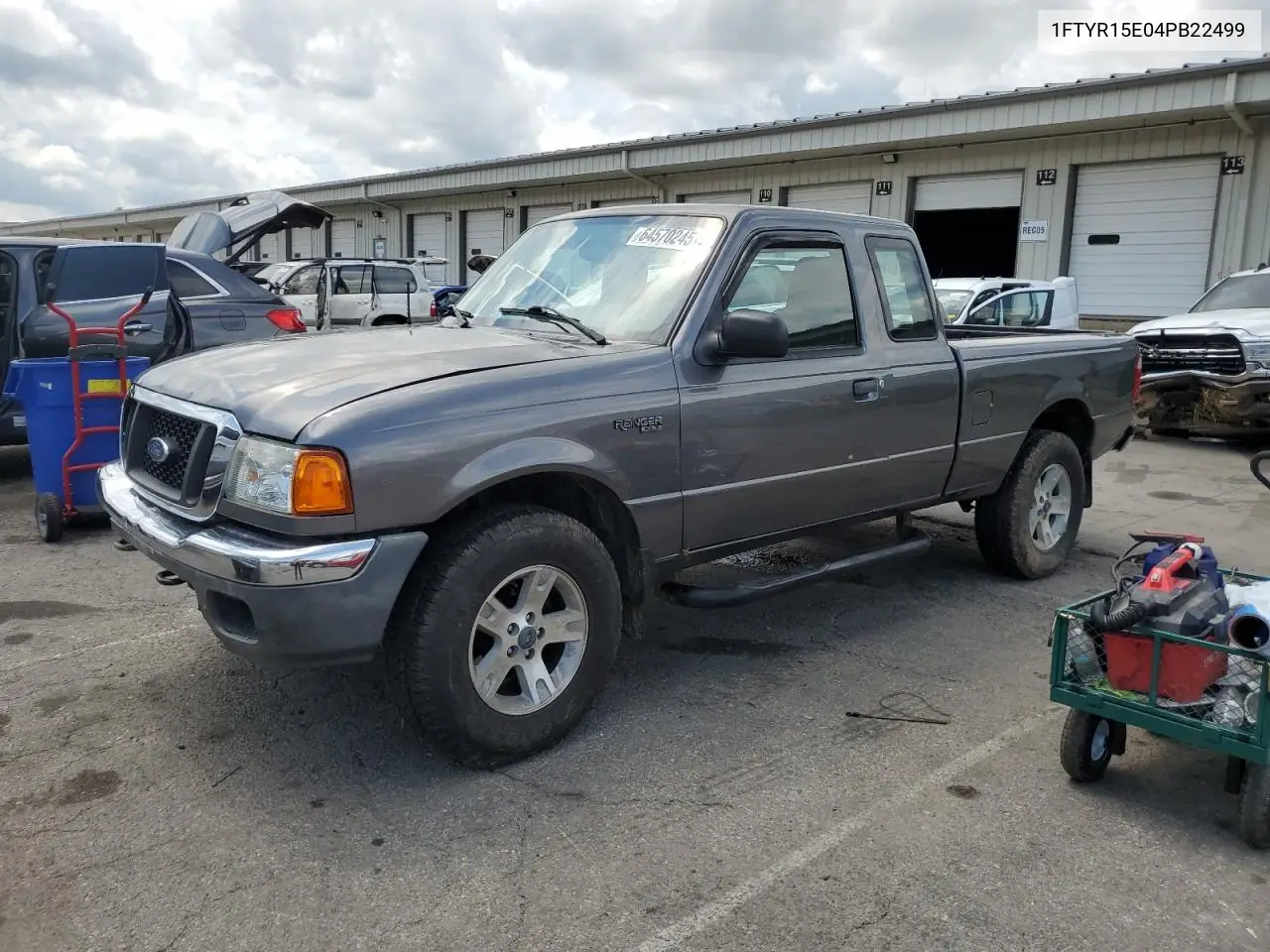 2004 Ford Ranger Super Cab VIN: 1FTYR15E04PB22499 Lot: 64570245