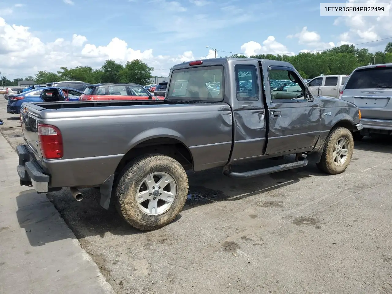 2004 Ford Ranger Super Cab VIN: 1FTYR15E04PB22499 Lot: 64570245