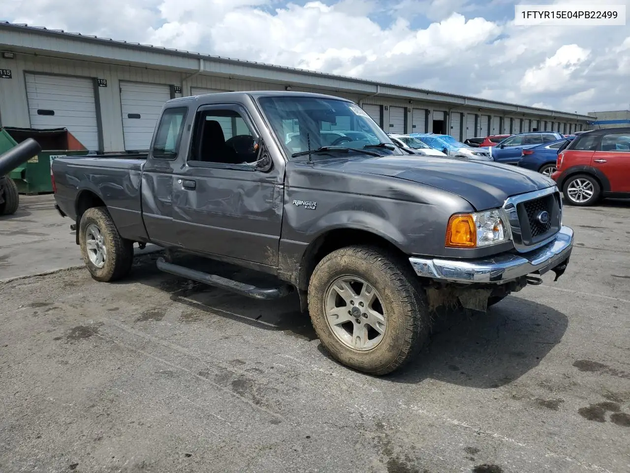 2004 Ford Ranger Super Cab VIN: 1FTYR15E04PB22499 Lot: 64570245