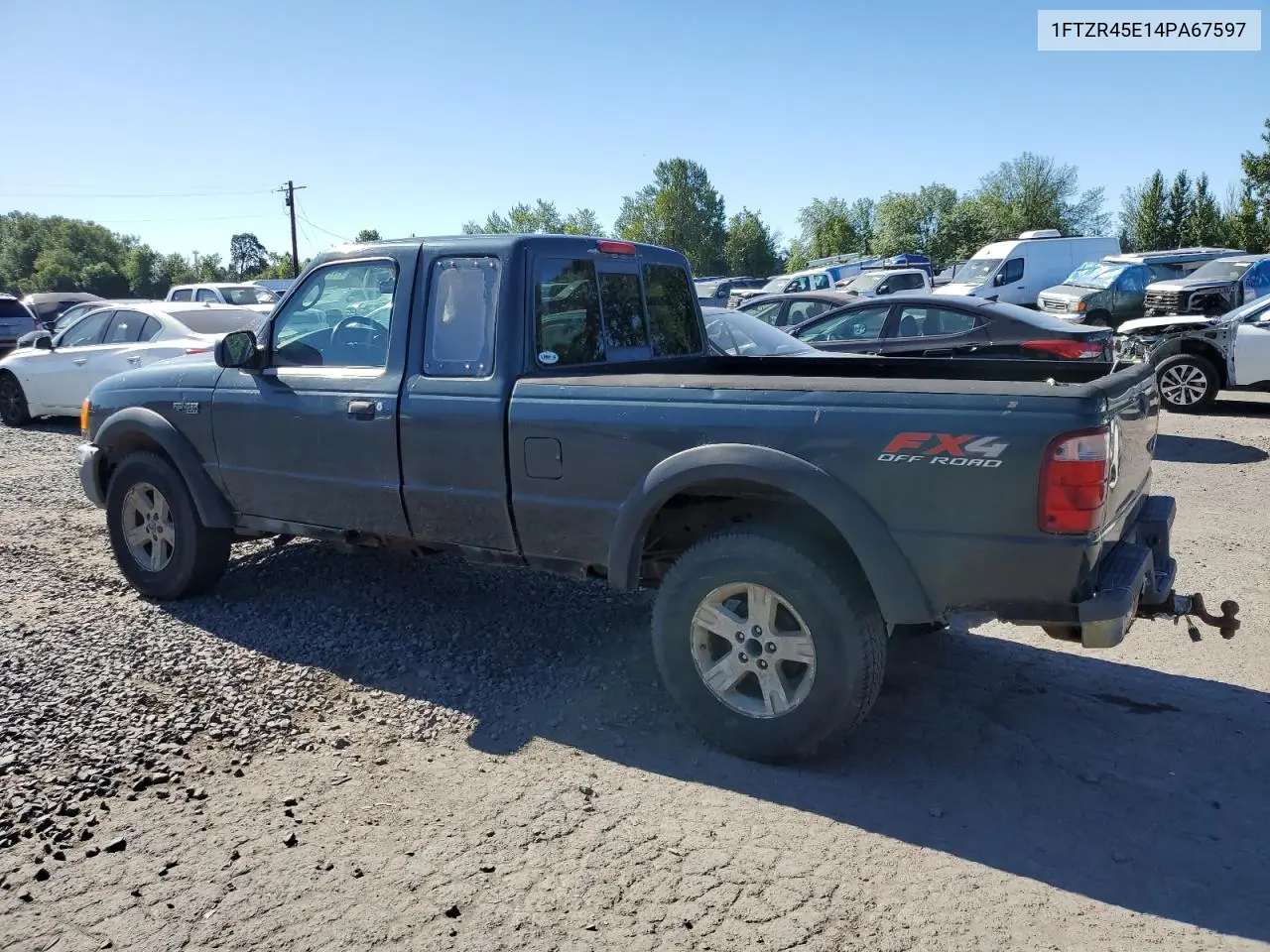 2004 Ford Ranger Super Cab VIN: 1FTZR45E14PA67597 Lot: 64696765