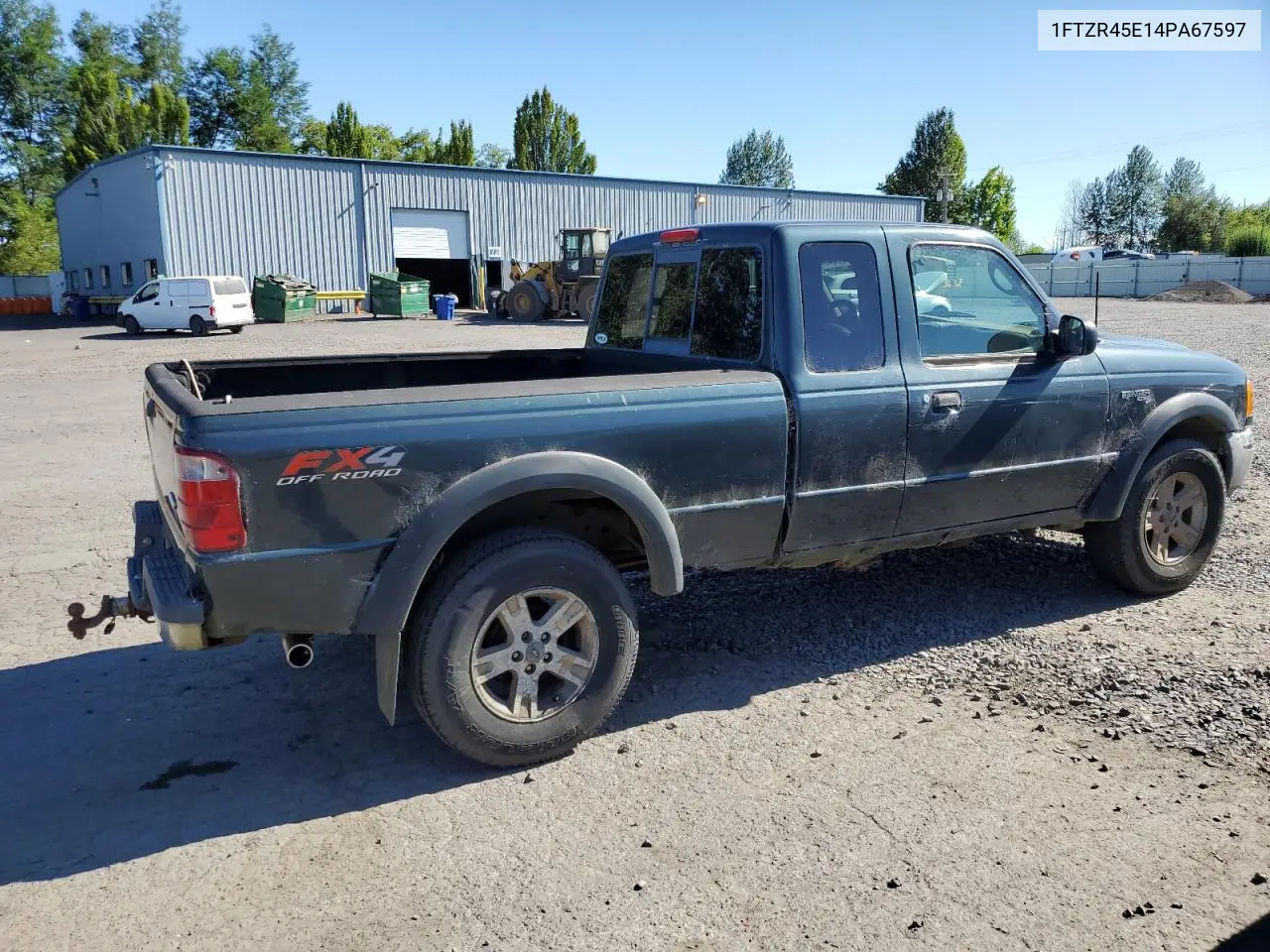 2004 Ford Ranger Super Cab VIN: 1FTZR45E14PA67597 Lot: 64696765