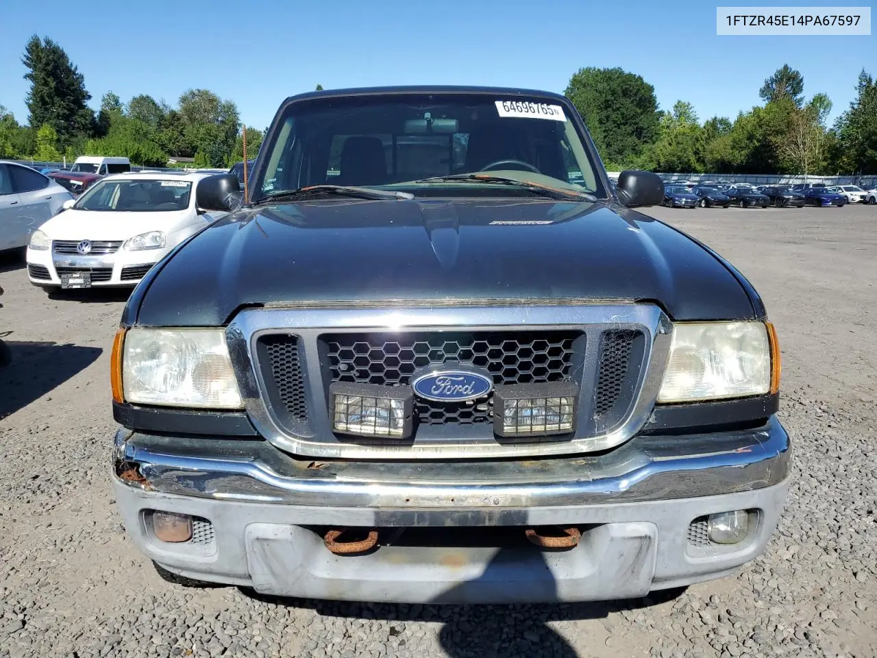 2004 Ford Ranger Super Cab VIN: 1FTZR45E14PA67597 Lot: 64696765