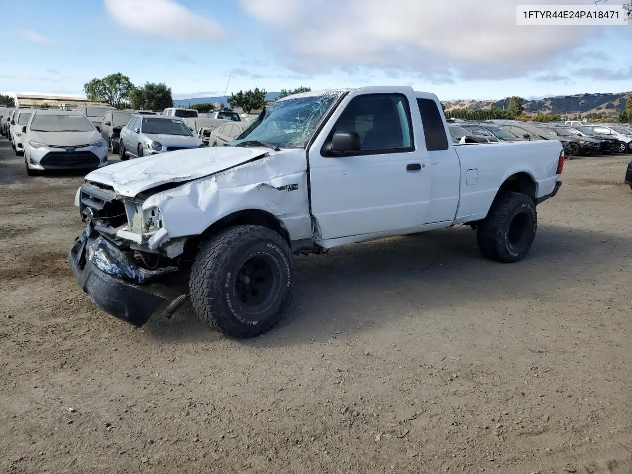2004 Ford Ranger Super Cab VIN: 1FTYR44E24PA18471 Lot: 65033155