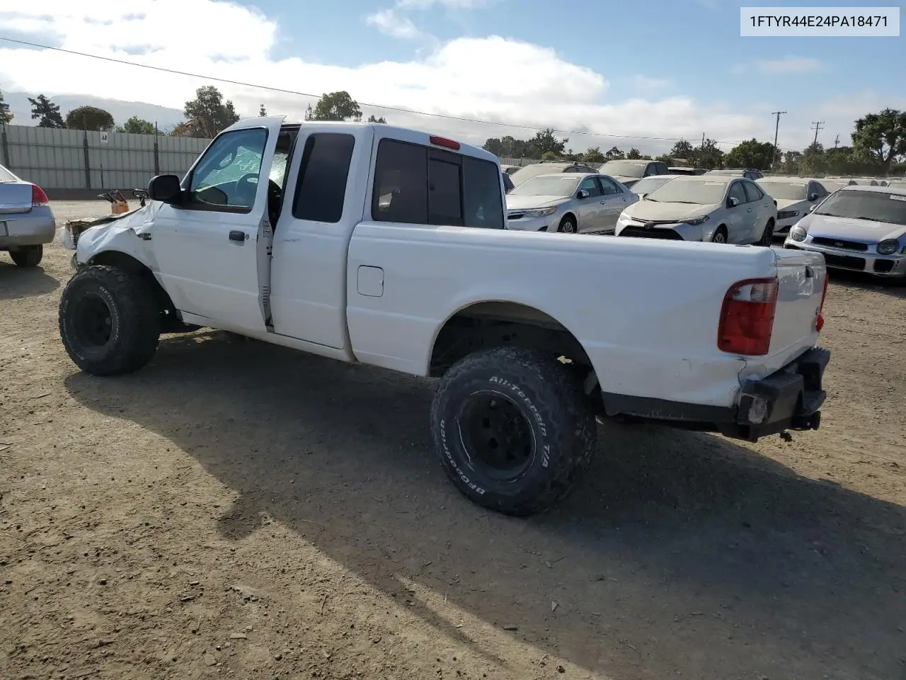 2004 Ford Ranger Super Cab VIN: 1FTYR44E24PA18471 Lot: 65033155
