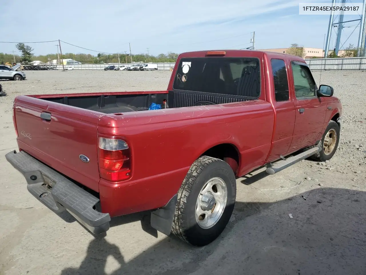 2005 Ford Ranger Super Cab VIN: 1FTZR45EX5PA29187 Lot: 54207765