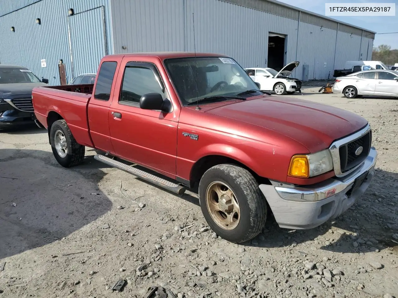 2005 Ford Ranger Super Cab VIN: 1FTZR45EX5PA29187 Lot: 54207765