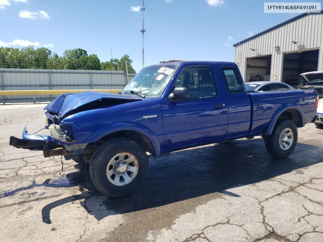 2005 Ford Ranger Super Cab VIN: 1FTYR14U65PA91091 Lot: 56306755