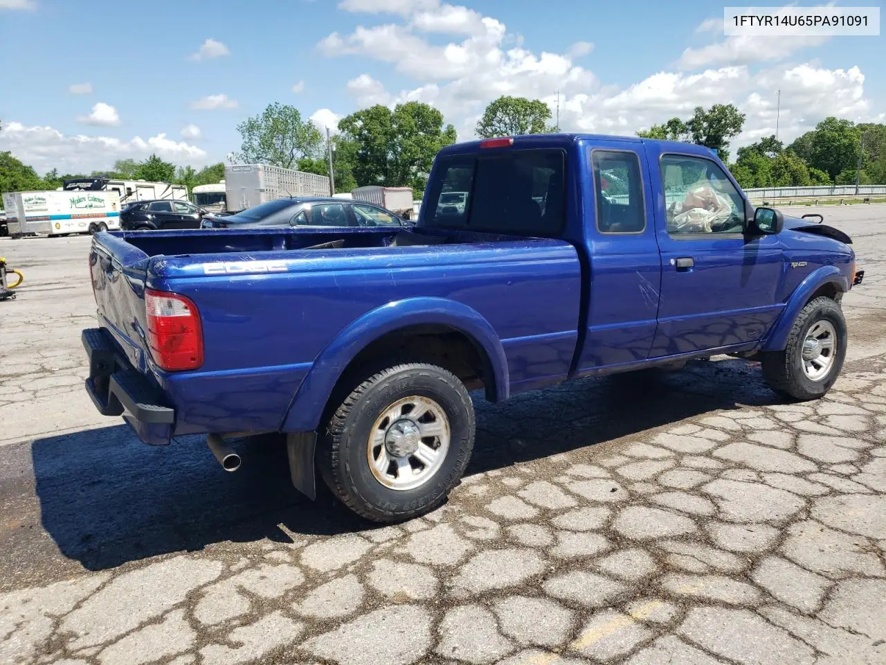 2005 Ford Ranger Super Cab VIN: 1FTYR14U65PA91091 Lot: 56306755