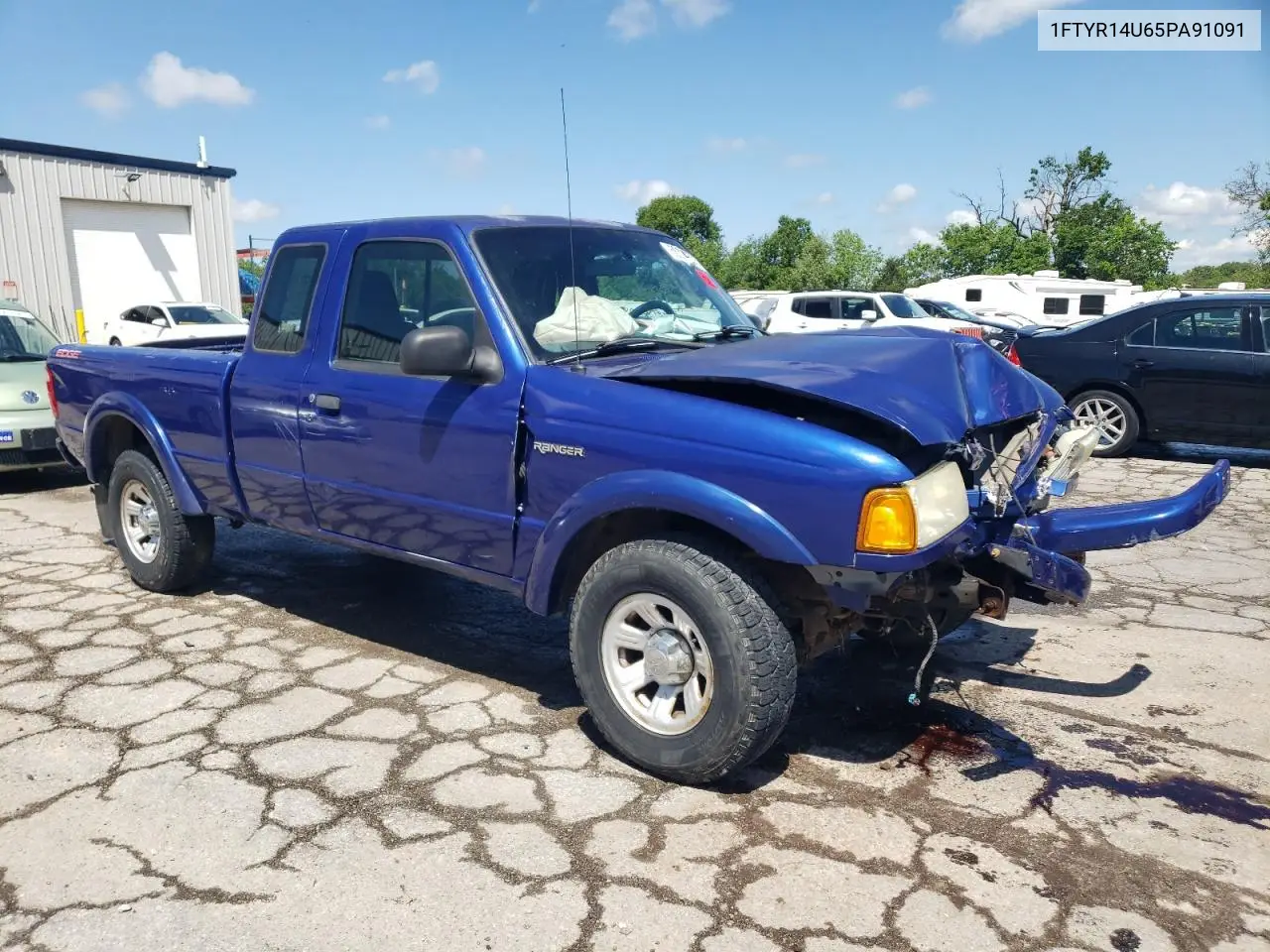 2005 Ford Ranger Super Cab VIN: 1FTYR14U65PA91091 Lot: 56306755