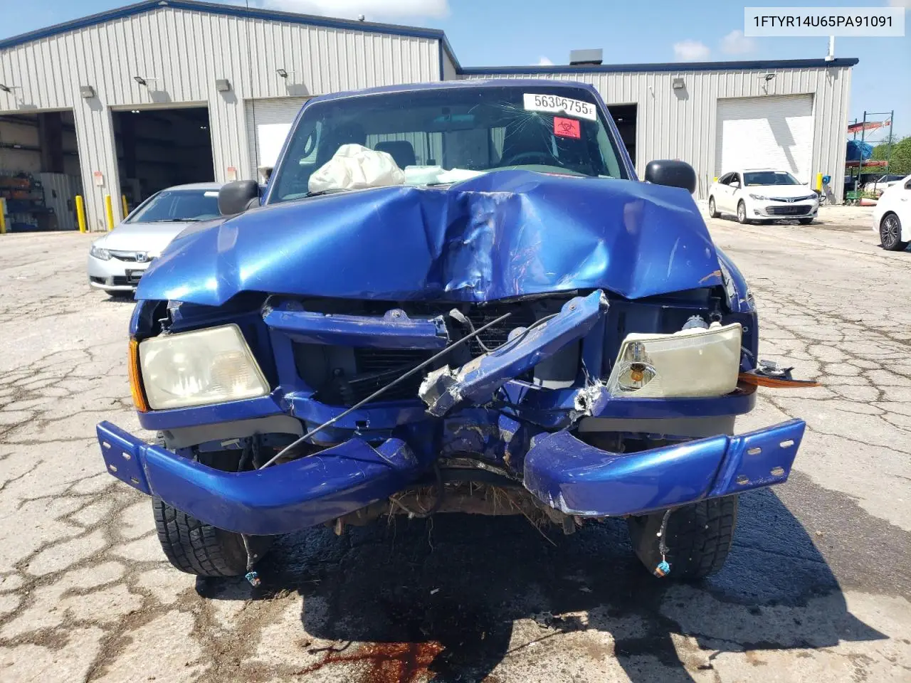 2005 Ford Ranger Super Cab VIN: 1FTYR14U65PA91091 Lot: 56306755