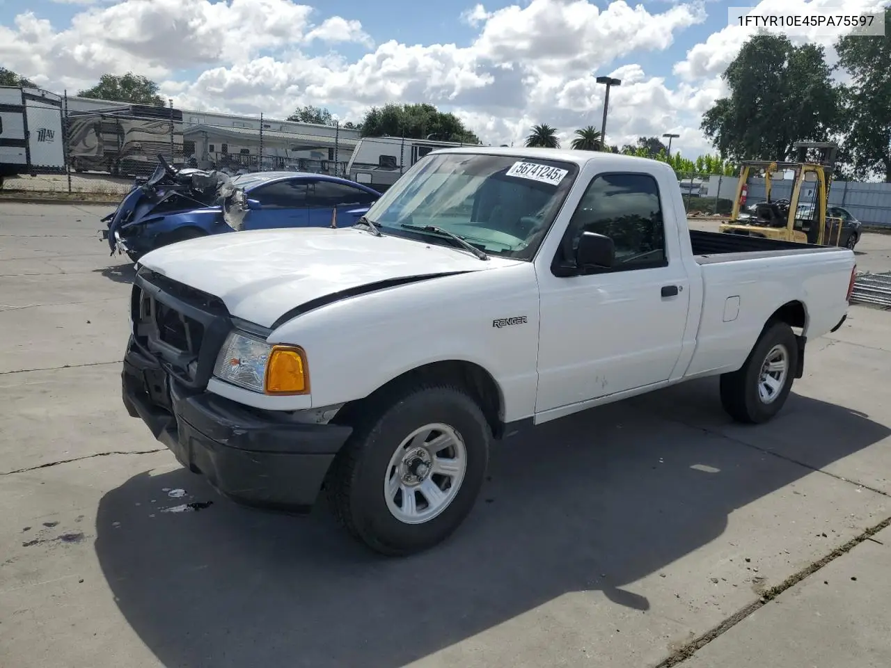 2005 Ford Ranger VIN: 1FTYR10E45PA75597 Lot: 56741245