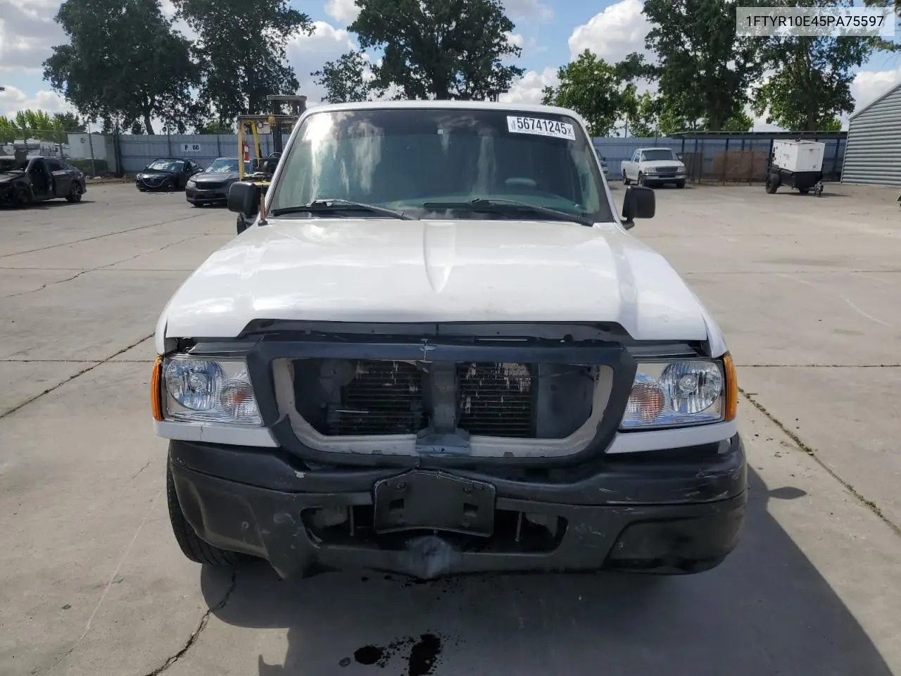 2005 Ford Ranger VIN: 1FTYR10E45PA75597 Lot: 56741245