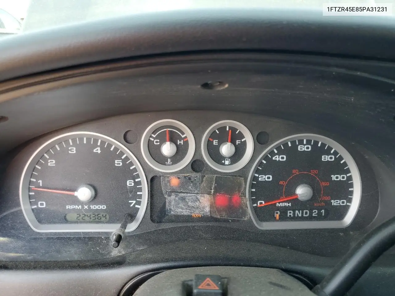 2005 Ford Ranger Super Cab VIN: 1FTZR45E85PA31231 Lot: 64220745