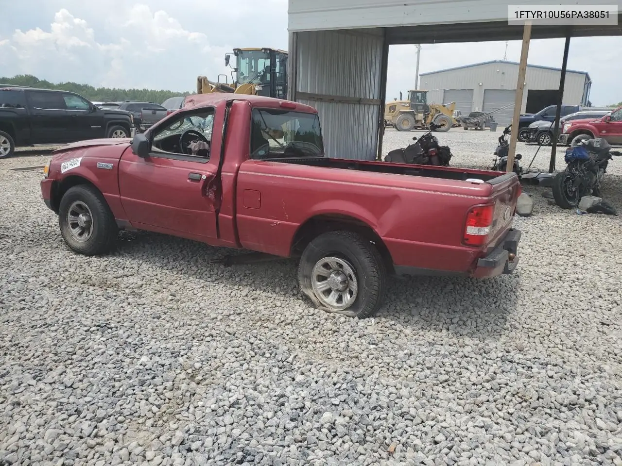 2006 Ford Ranger VIN: 1FTYR10U56PA38051 Lot: 62374505