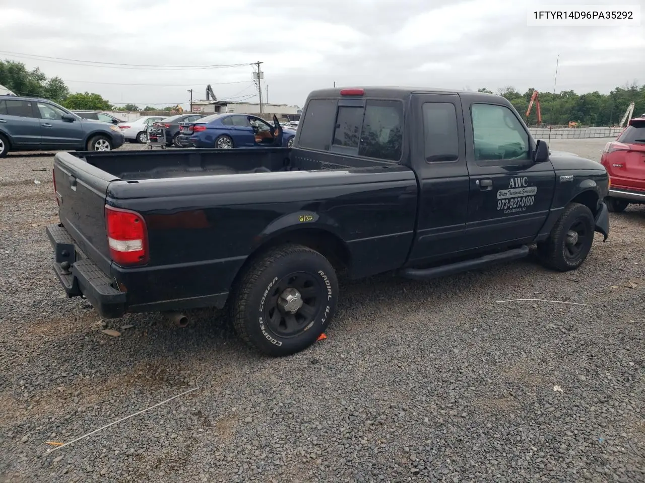 2006 Ford Ranger Super Cab VIN: 1FTYR14D96PA35292 Lot: 62499425