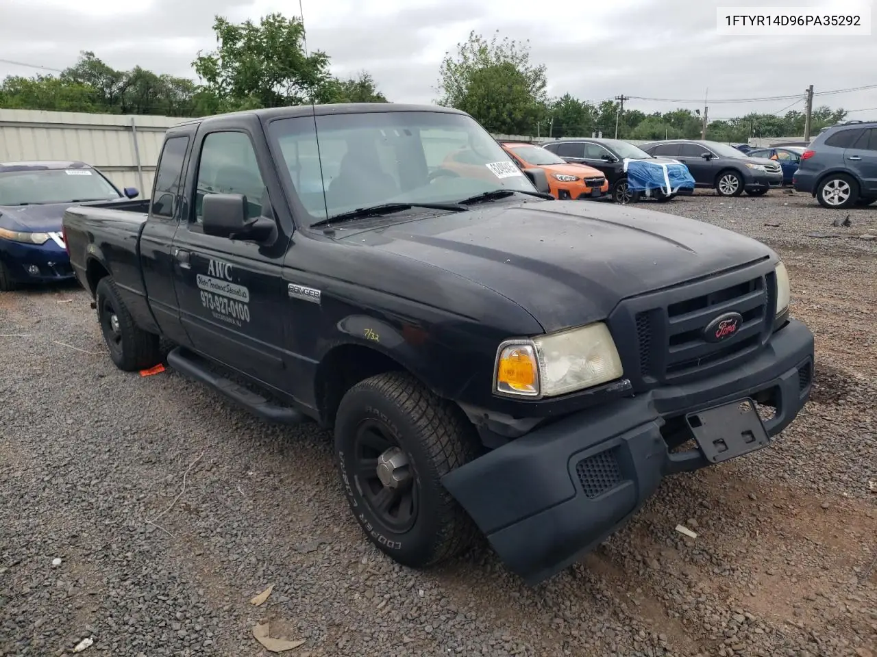 2006 Ford Ranger Super Cab VIN: 1FTYR14D96PA35292 Lot: 62499425