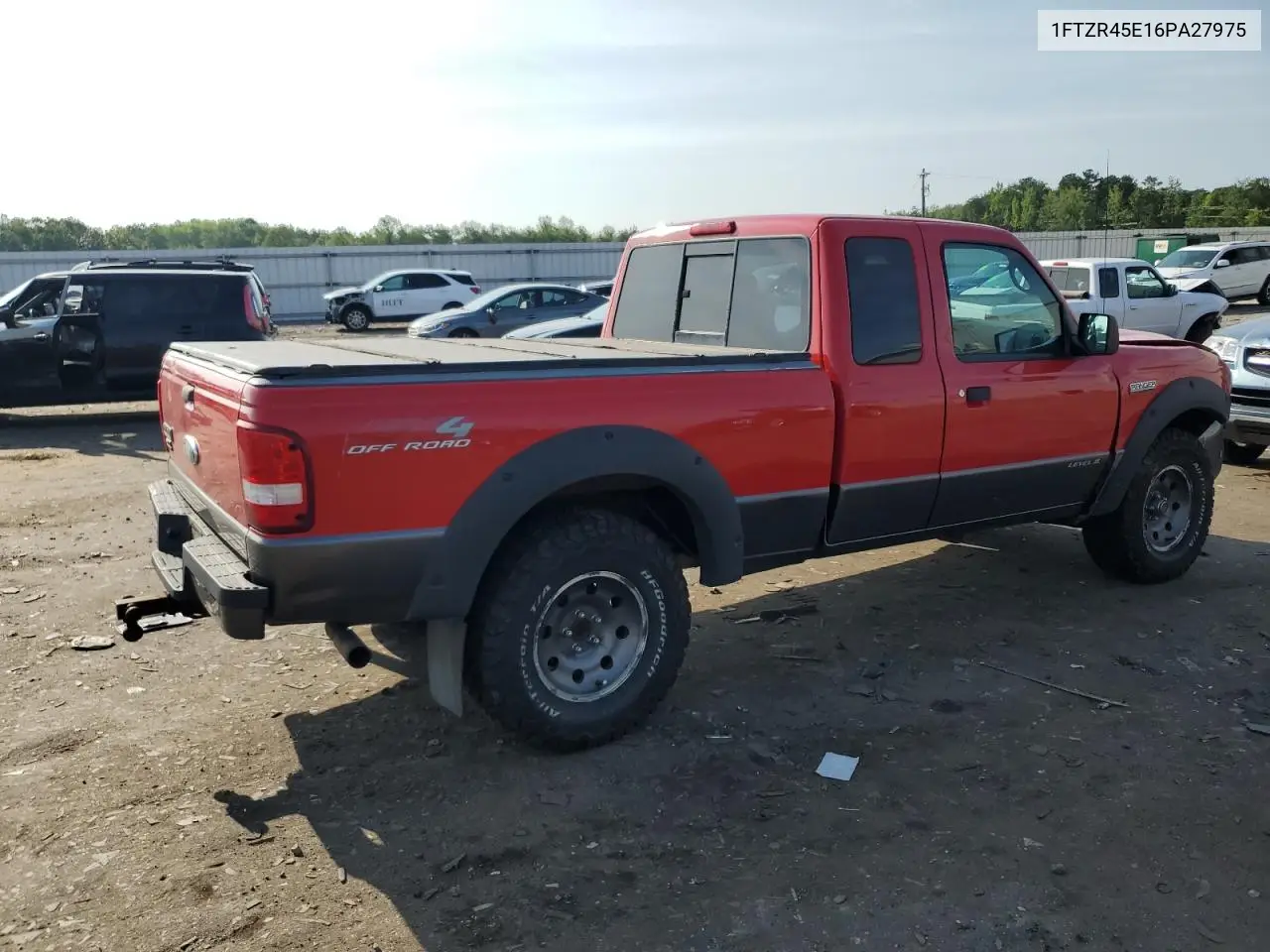 2006 Ford Ranger Super Cab VIN: 1FTZR45E16PA27975 Lot: 62945815