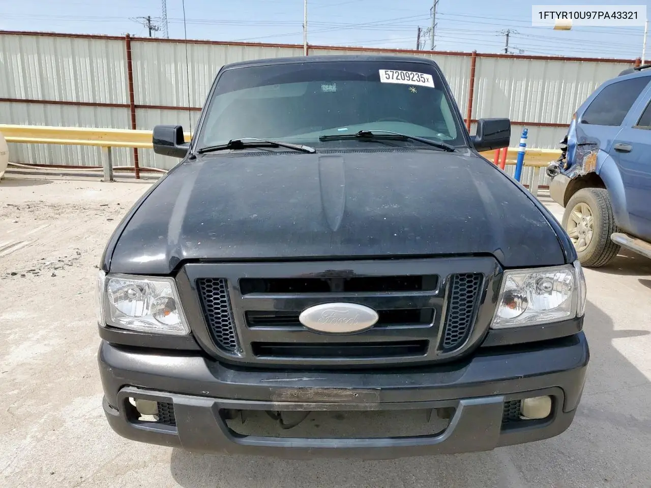 2007 Ford Ranger VIN: 1FTYR10U97PA43321 Lot: 57209235