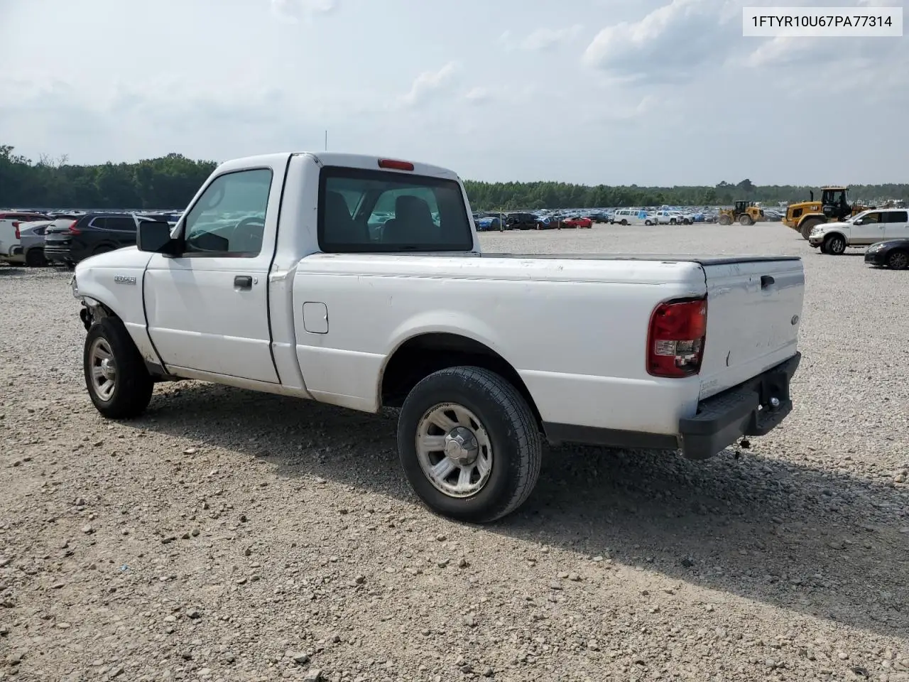 2007 Ford Ranger VIN: 1FTYR10U67PA77314 Lot: 59136055