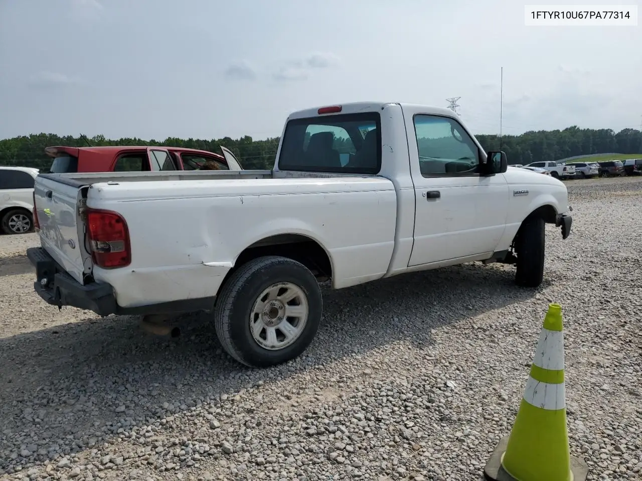 2007 Ford Ranger VIN: 1FTYR10U67PA77314 Lot: 59136055