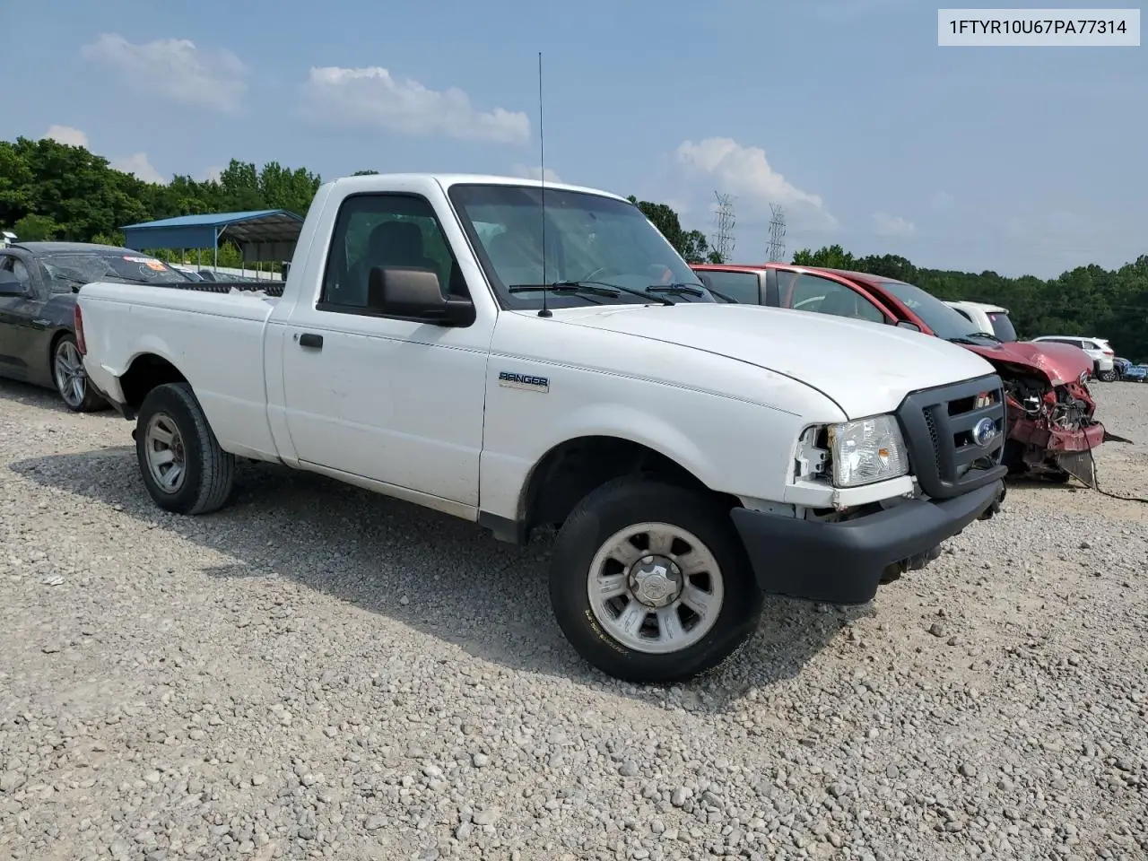 2007 Ford Ranger VIN: 1FTYR10U67PA77314 Lot: 59136055