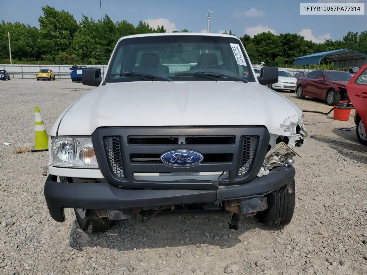 2007 Ford Ranger VIN: 1FTYR10U67PA77314 Lot: 59136055