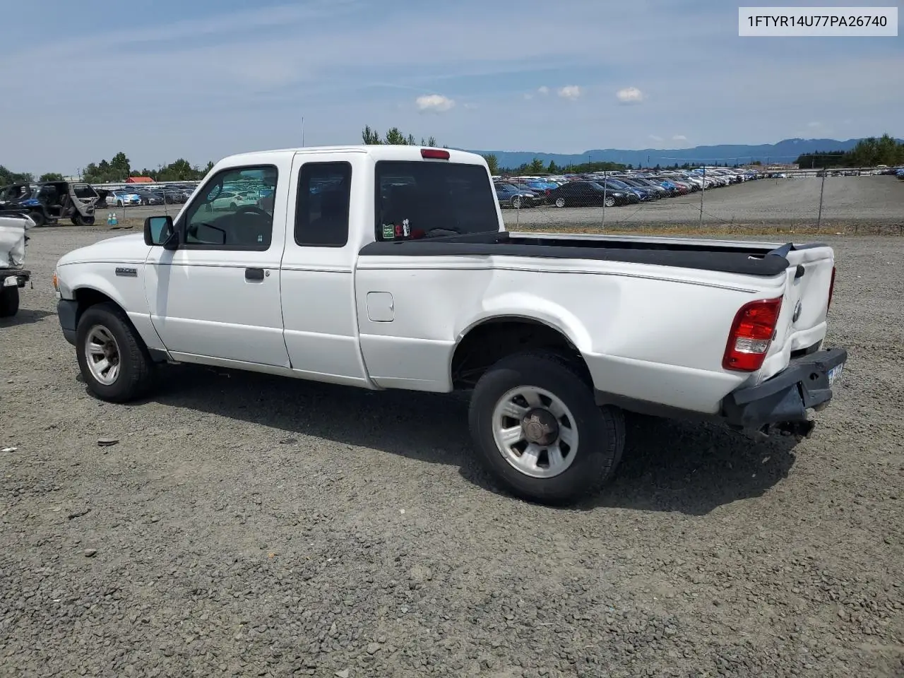 2007 Ford Ranger Super Cab VIN: 1FTYR14U77PA26740 Lot: 61999475