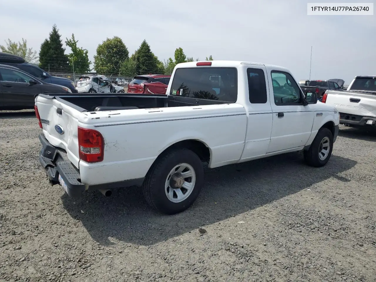2007 Ford Ranger Super Cab VIN: 1FTYR14U77PA26740 Lot: 61999475