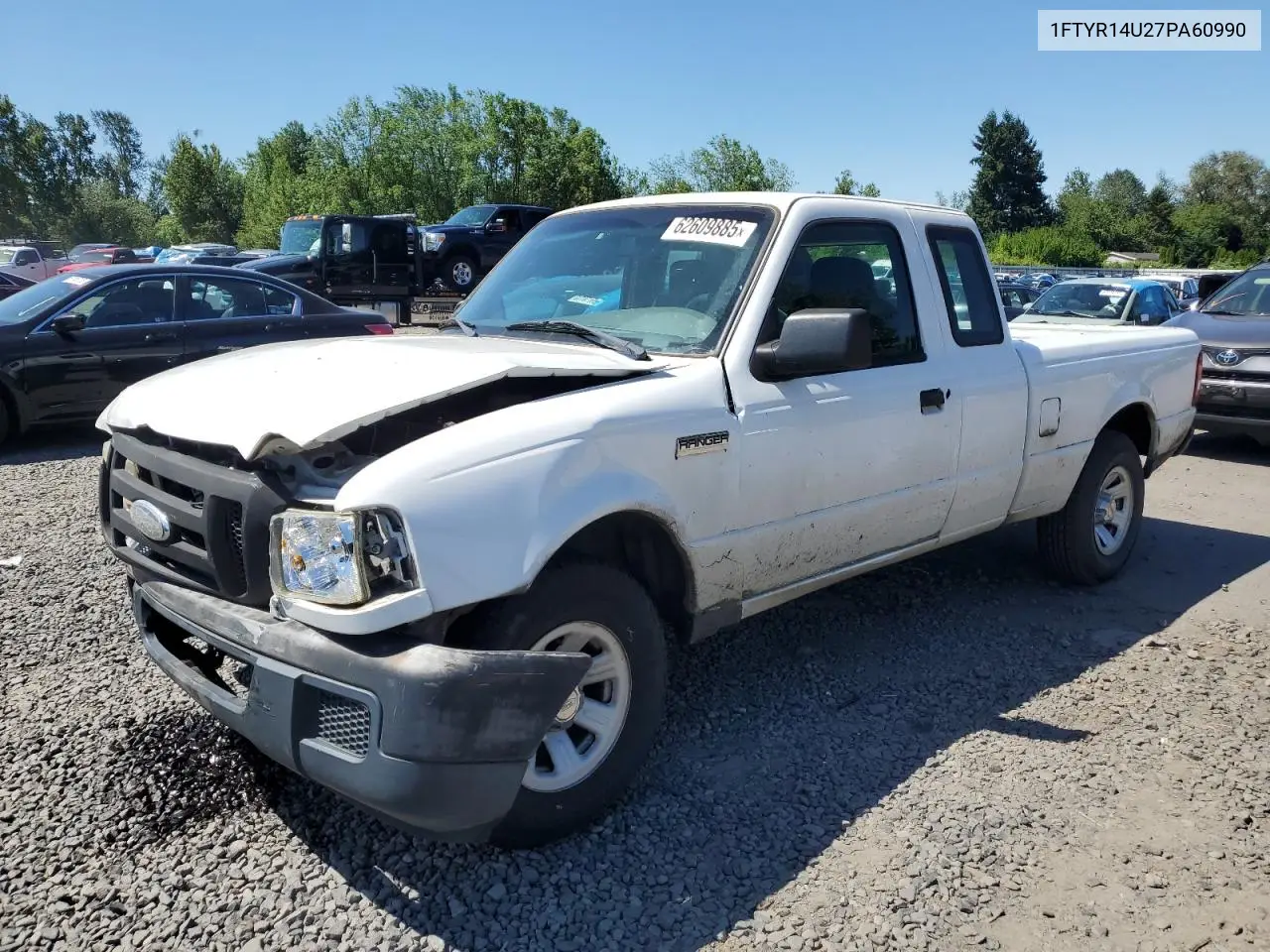 2007 Ford Ranger Super Cab VIN: 1FTYR14U27PA60990 Lot: 62609885
