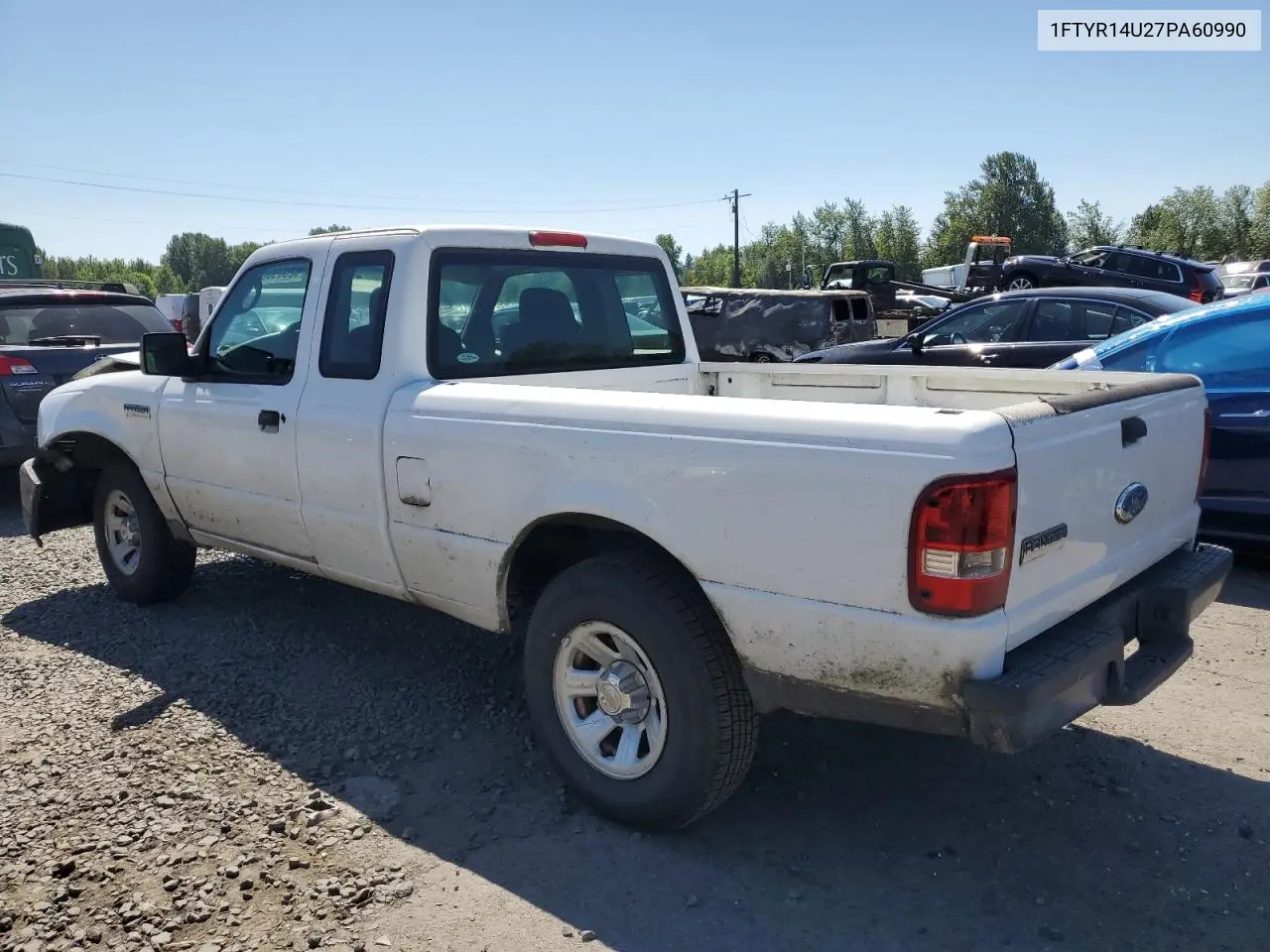 2007 Ford Ranger Super Cab VIN: 1FTYR14U27PA60990 Lot: 62609885