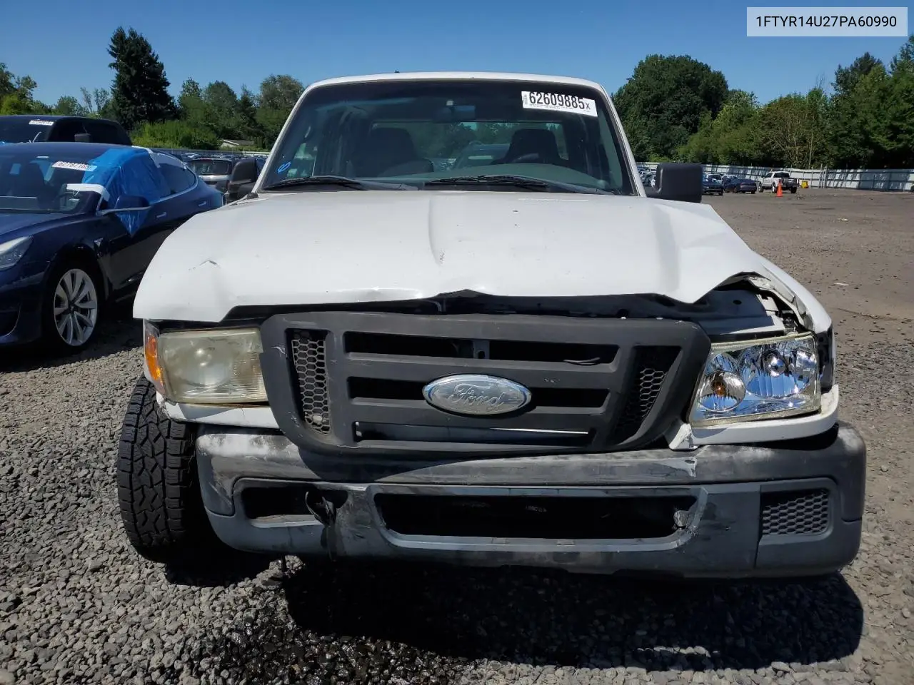 2007 Ford Ranger Super Cab VIN: 1FTYR14U27PA60990 Lot: 62609885