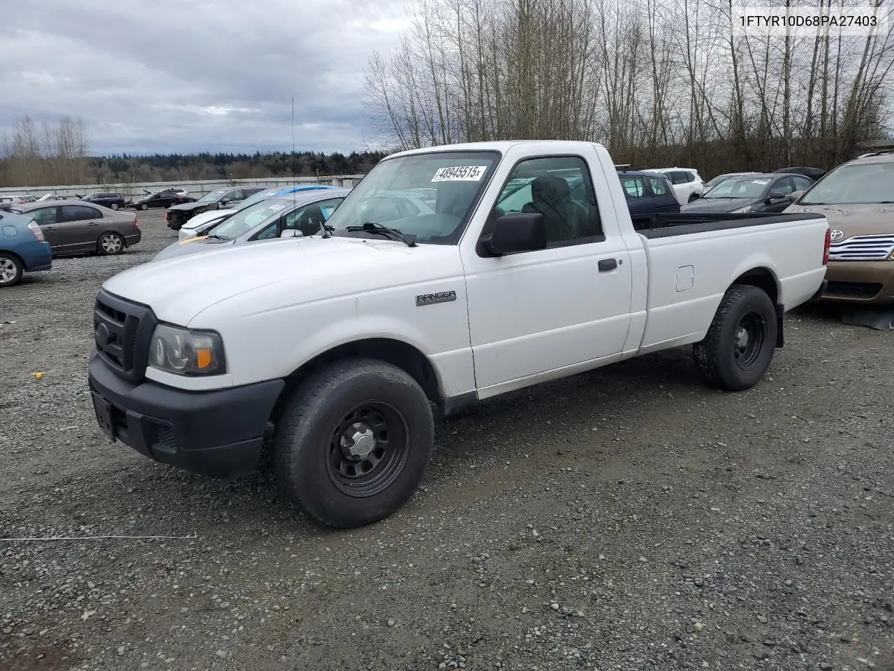 2008 Ford Ranger VIN: 1FTYR10D68PA27403 Lot: 48945515