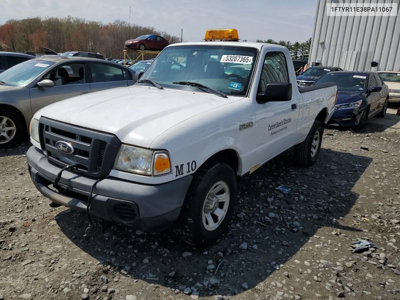 2008 Ford Ranger VIN: 1FTYR11E38PA11067 Lot: 53207365