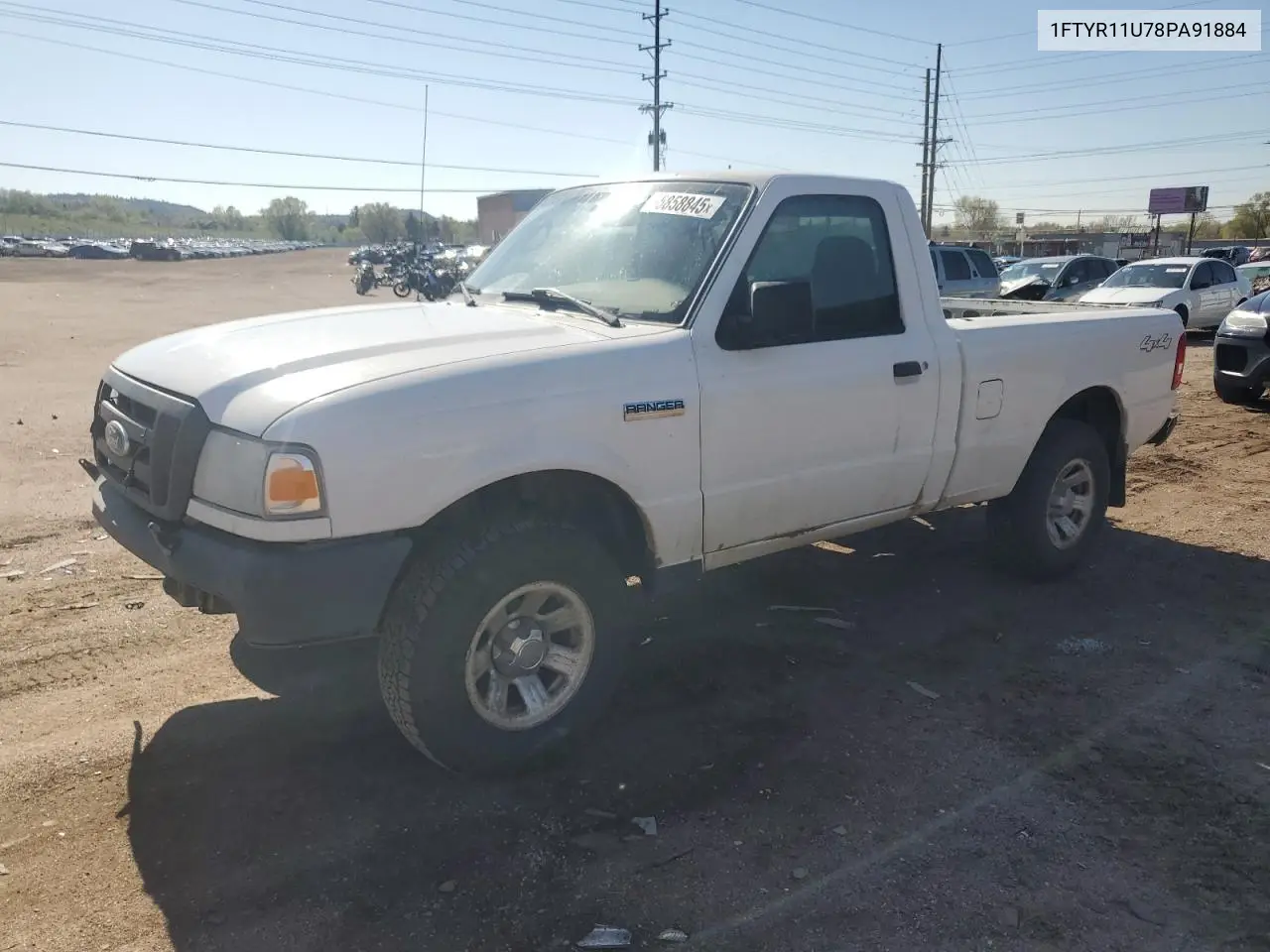 2008 Ford Ranger VIN: 1FTYR11U78PA91884 Lot: 55858845